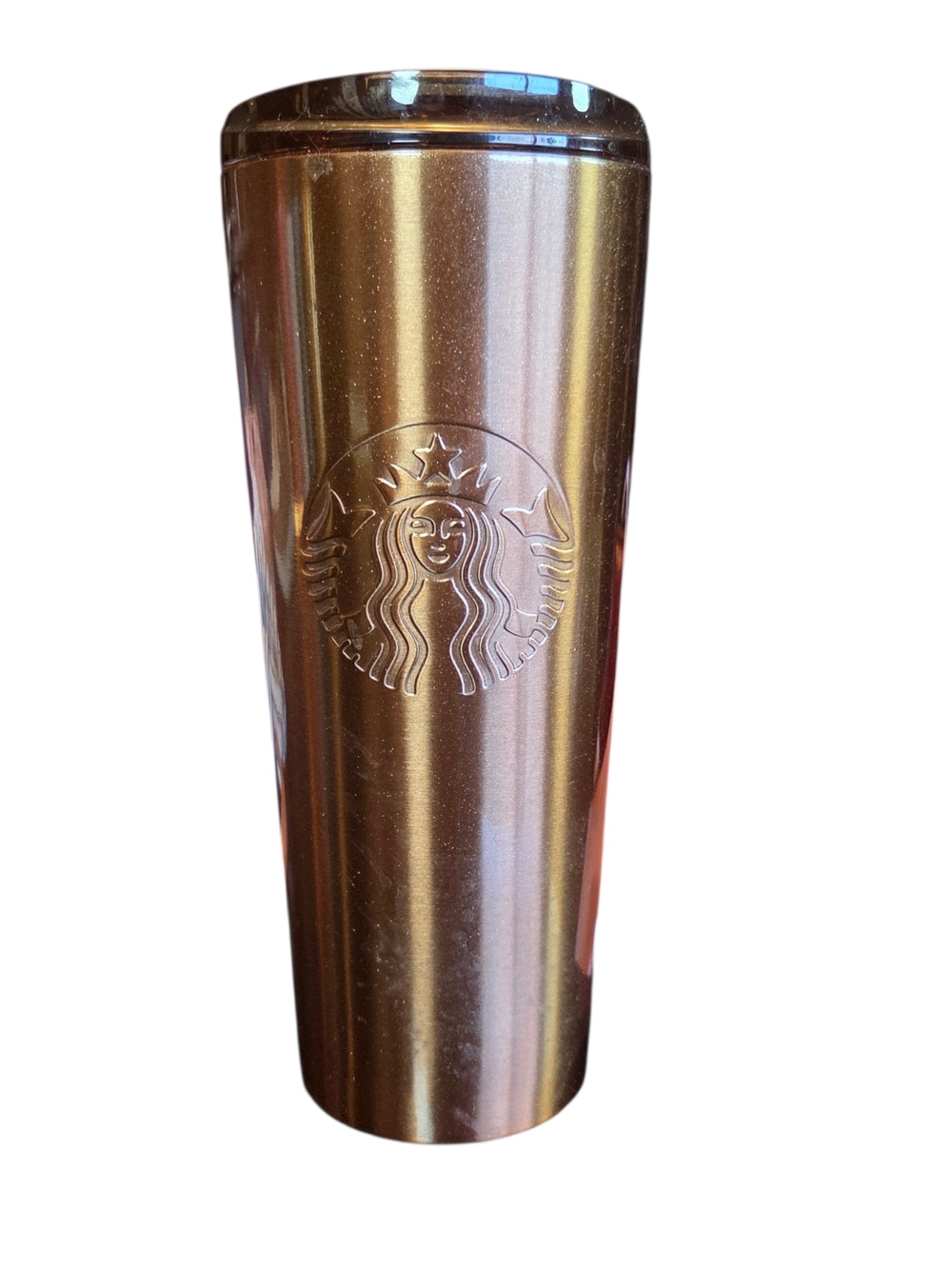 Starbucks Metallic Copper Brown Tumbler - Brown